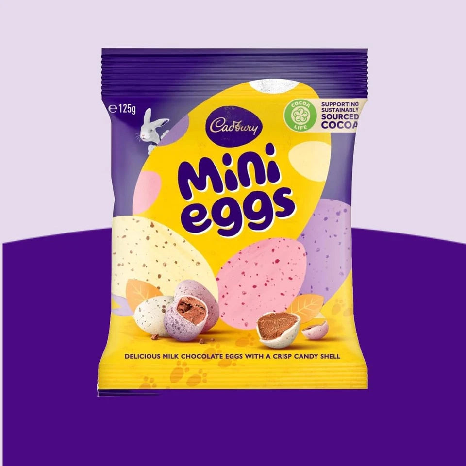 Milk Chocolate Mini Eggs, Perfect for Easter Egg Hunts, 80 G (Pack of 1)